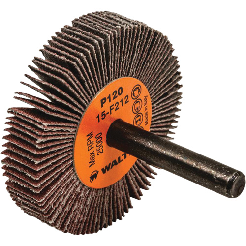 Flap Wheels-Coolcut Flap Wheels, Aluminum Oxide, 120 Grit, 2" x 3/8" x 1/4" Rideout Tool & Machine Inc.