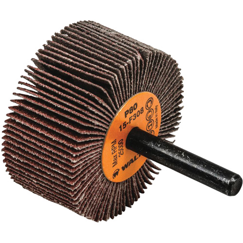 Flap Wheels-Coolcut Flap Wheels, Aluminum Oxide, 80 Grit, 2" x 1" x 1/4" Rideout Tool & Machine Inc.