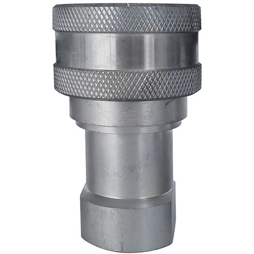 Hydraulic Quick Coupler - Stainless Steel Manual Coupler, Brass/Stainless Steel Rideout Tool & Machine Inc.