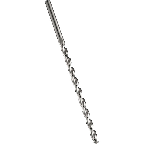 PFX Extra Length Drill Bit, 6.4 mm, High Speed Cobalt, 150 mm Flute, 130° Point Rideout Tool & Machine Inc.