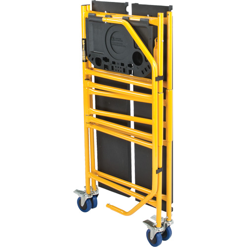 Jobsite Series 4' Safety Rail & Tool Shelf Scaffold Kit, Steel Frame, 49-1/2" D x 57-3/4" H Rideout Tool & Machine Inc.