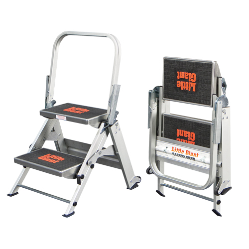 Safety Stepladder, 1.5', Aluminum, 300 lbs. Capacity, Type 1A Rideout Tool & Machine Inc.