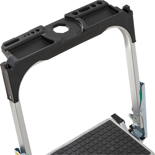 Tilt & Roll Step Stool Ladder, 4 Steps, 44.25" x 22.13" x 59" High Rideout Tool & Machine Inc.
