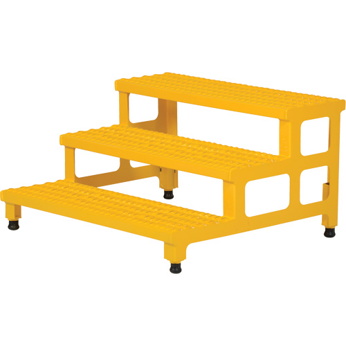 Adjustable Step-Mate Stand, 3 Step(s), 36-3/16" W x 33-7/8" L x 22-1/4" H, 500 lbs. Capacity Rideout Tool & Machine Inc.