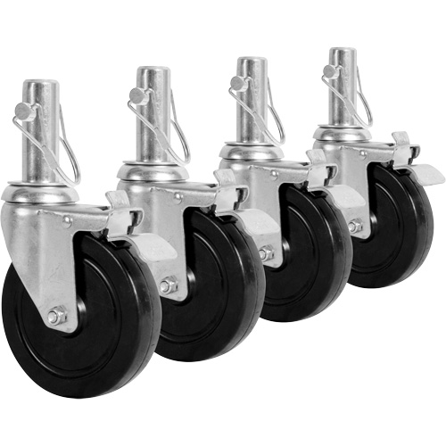 Set of Casters for Scaffolding Rideout Tool & Machine Inc.