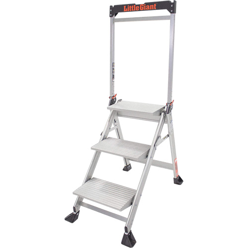 Jumbo Step Ladder, 2.2', Aluminum, 375 lbs. Capacity, Type 1AA Rideout Tool & Machine Inc.