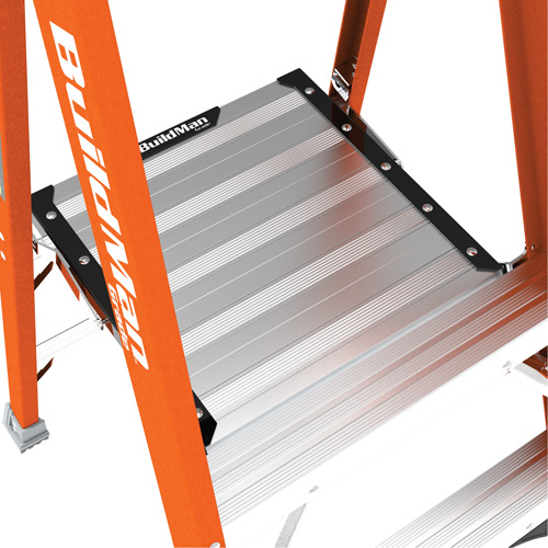 Safespace Platform Step Ladder, 4', 300 lbs. Cap. Rideout Tool & Machine Inc.