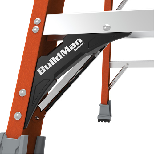 Safespace Platform Step Ladder, 4', 300 lbs. Cap. Rideout Tool & Machine Inc.