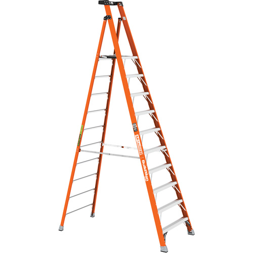Safespace Platform Step Ladder, 10', 300 lbs. Cap. Rideout Tool & Machine Inc.
