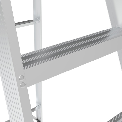 Step Ladder, 8', Aluminum, 225 lbs. Capacity, Type 2 Rideout Tool & Machine Inc.