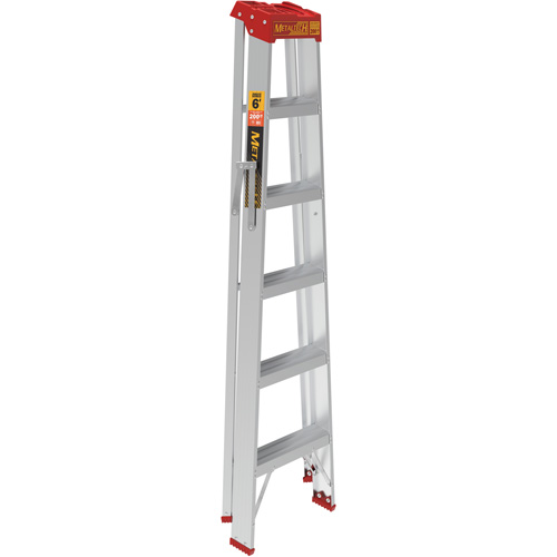 Step Ladder, 6', Aluminum, 200 lbs. Capacity, Type 3 Rideout Tool & Machine Inc.