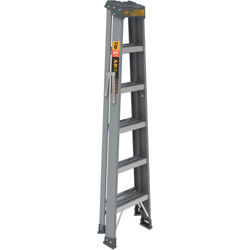 Escabeau, 6', Fibre de verre, Capacit&eacute; 225 lb, Type 2 Rideout Tool & Machine Inc.