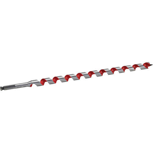 Longue m&egrave;che h&eacute;licoidale pour perceuse, Diam&egrave;tre de 13/16", Cannelure 15", Tige 7/16" hexagonal Rideout Tool & Machine Inc.