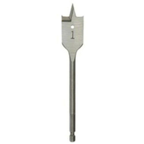 Flat Boring Bit, 7/16" Diameter, 1/4" Hex Shank, 6" Length Rideout Tool & Machine Inc.