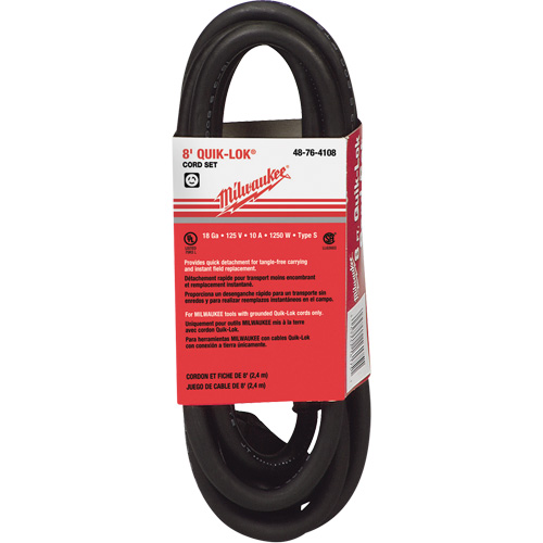 Quik-Lok&reg; Cord with Twist Style Plug Rideout Tool & Machine Inc.