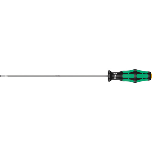 Tournevis &agrave; fente, Tige de 3,5 mm, Ronde, 11-1/16" lo, Prise en Plastique Rideout Tool & Machine Inc.