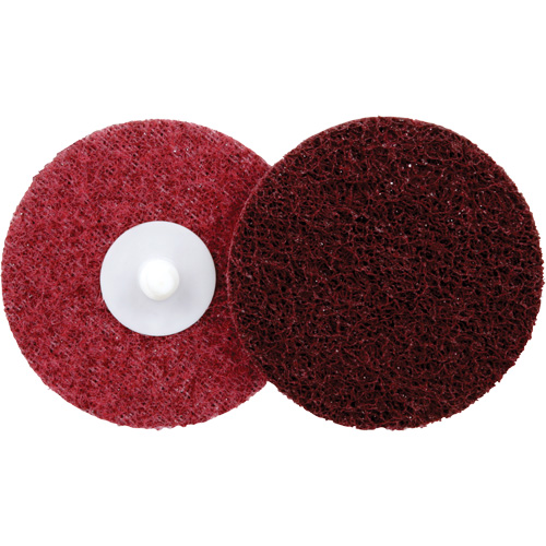 Disque de conditionnement de surface &agrave; remplacement rapide Standard Abrasives, 3" dia., Grain Moyen, Oxyde d'aluminium Rideout Tool & Machine Inc.