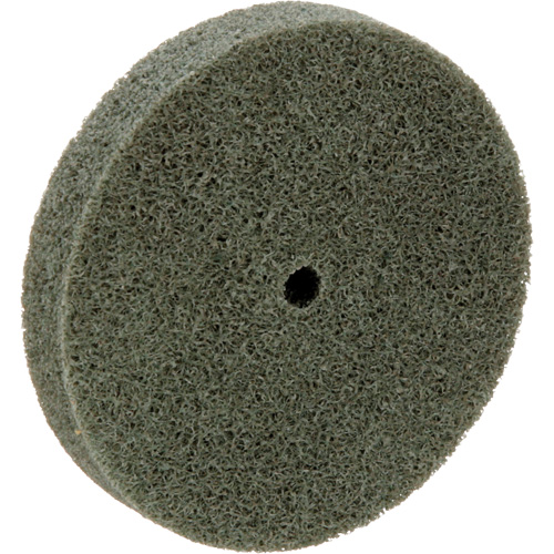 Meule homog&egrave;ne &agrave; faible densit&eacute; de s&eacute;rie 500 Standard Abrasives, 3" x 1/2", Arbre de 1/4", Grain de Moyen, Oxyde d'aluminium Rideout Tool & Machine Inc.