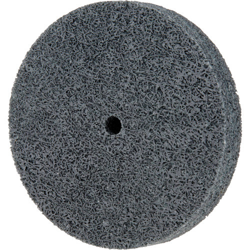 Meule homog&egrave;ne &agrave; faible densit&eacute; de s&eacute;rie 500 Standard Abrasives, 3" x 1/2", Arbre de 1/4", Grain de Fin, Carbure de silicium Rideout Tool & Machine Inc.