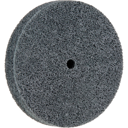 Meule homog&egrave;ne &agrave; faible densit&eacute; de s&eacute;rie 500 Standard Abrasives, 3" x 1/2", Arbre de 1/4", Grain de Fin, Carbure de silicium Rideout Tool & Machine Inc.