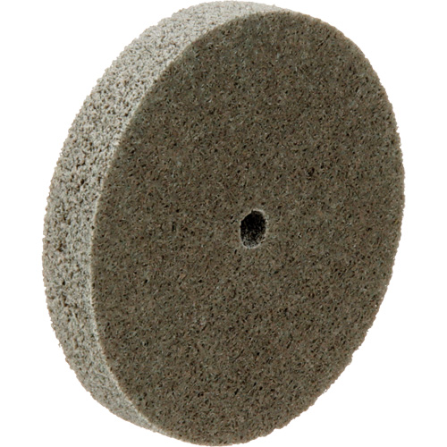 Standard Abrasives Unitized Wheel, 3" x 1/2", 1/4" Arbor, Medium Grit, Aluminum Oxide Rideout Tool & Machine Inc.