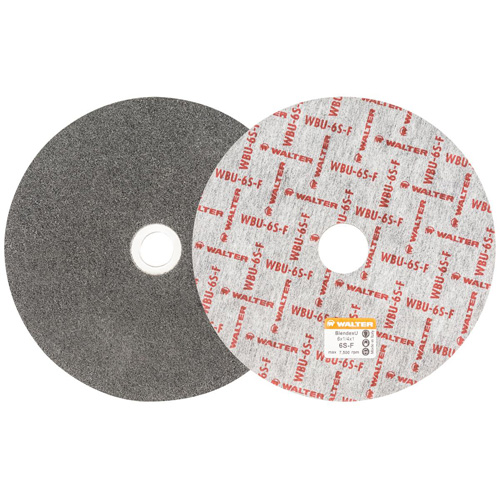 Blendex U Finishing Wheel, 6" Dia., 6SF Grit, Silicon Carbide Rideout Tool & Machine Inc.