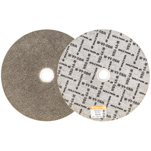 Blendex U Finishing Wheel, 6" Dia., 6AM Grit, Silicon Carbide Rideout Tool & Machine Inc.