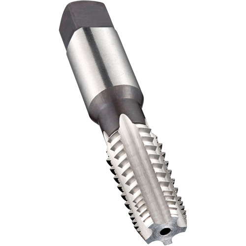 Interrupted Thread Machine Pipe Tap, 1/2"-14, 5 Flutes, 100 mm L, Taper, High Speed Steel Rideout Tool & Machine Inc.