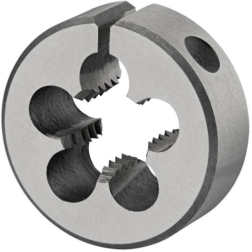 Round Adjustable Die, M22 X 2.5 Thread, High Speed Steel Rideout Tool & Machine Inc.
