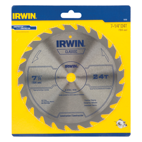 Contractor Saw Blades - Classic Series Saw Blades, 7-1/4", 24 Teeth, Wood Use Rideout Tool & Machine Inc.
