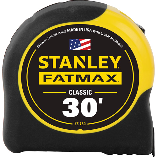 FatMax&reg; Classic Tape Measure, 1-1/4" x 30', Imperial Graduations Rideout Tool & Machine Inc.