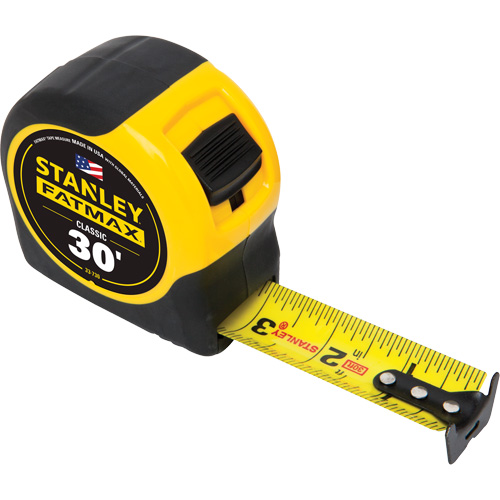 FatMax&reg; Classic Tape Measure, 1-1/4" x 30', Imperial Graduations Rideout Tool & Machine Inc.