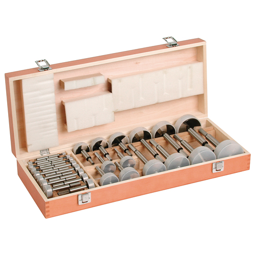Woodpecker Forstner Bit Kits in a Wooden Box, 29 Pieces, High Carbon Steel Rideout Tool & Machine Inc.