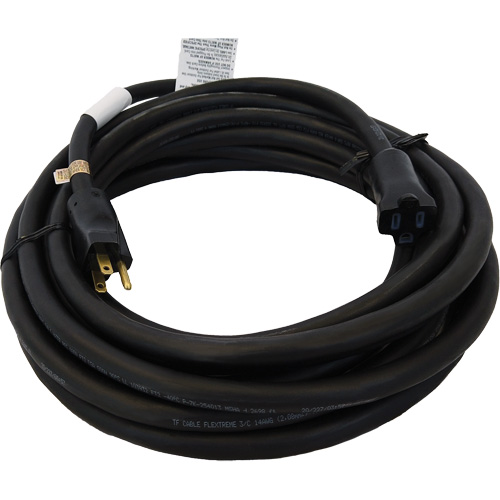 Heavy-Duty Neoprene Extension Cords, Indoor/Outdoor, SOOW, 14/3 AWG, 15 A, 25' Rideout Tool & Machine Inc.