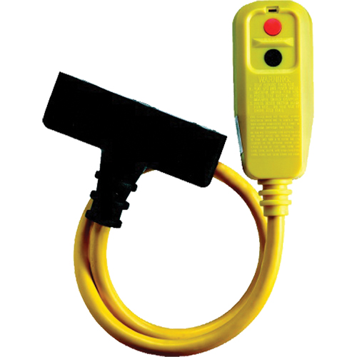 Cordons &agrave; trois prises avec disjoncteur de fuite &agrave; la terre, 120 V, 15 A, Cordon de 2' Rideout Tool & Machine Inc.