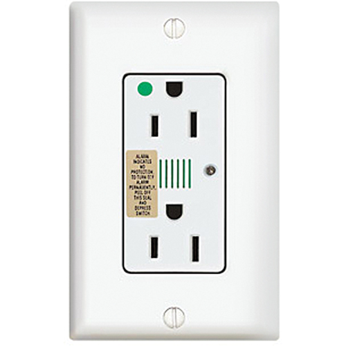 PRISE,QUAL.HOPITAL,SURTENSION 15A120V CA BLANC Rideout Tool & Machine Inc.
