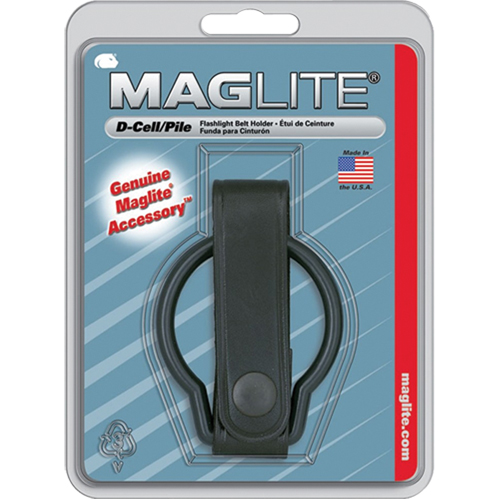 Belt Clip for D-Cell Flashlights, Flashlight Holder, Leather, 1 Pockets Rideout Tool & Machine Inc.