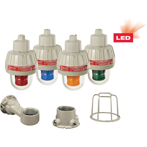 Lumi&egrave;res d'avertissement DEL antid&eacute;flagrantes avec technologie XLT, Continu/Clignotement, Ambr&eacute;e Rideout Tool & Machine Inc.