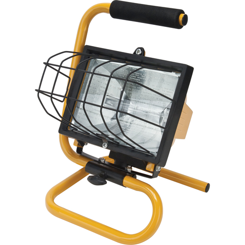 Projecteur portatif, Halog&egrave;ne, 500 W, 8000 lumens, Boîtier en Acier Rideout Tool & Machine Inc.