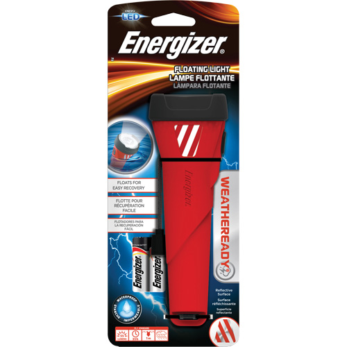 Lampe de poche flottante Weatheready, DEL, 55 lumens, Piles AA Rideout Tool & Machine Inc.