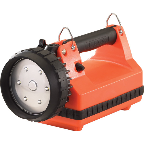 E-Flood&reg; LiteBox&reg; Lantern with Vehicle Mount System, LED, 615 Lumens, 8 Hrs. Run Time, Rechargeable Batteries, Included Rideout Tool & Machine Inc.