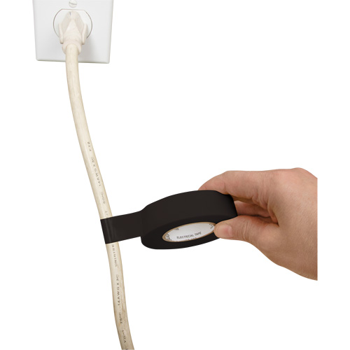 Electrical Tape, 19 mm (3/4") x 18 M (60'), Black, 7 mils Rideout Tool & Machine Inc.