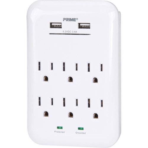Chargeur USB Prime avec protection contre la surtension Rideout Tool & Machine Inc.