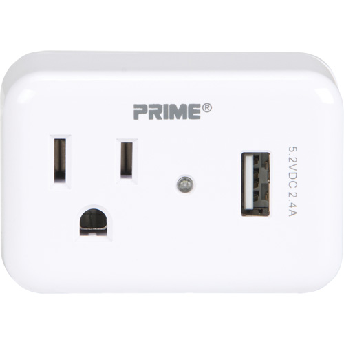Chargeur USB Prime avec protection contre la surtension Rideout Tool & Machine Inc.