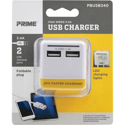 Chargeur USB Prime haute vitesse Rideout Tool & Machine Inc.