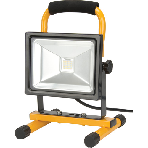 Portable Work Light, LED, 20 W, 2500 Lumens, Aluminum Housing Rideout Tool & Machine Inc.