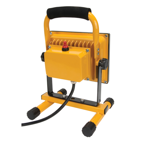 Portable Work Light, LED, 20 W, 2500 Lumens, Aluminum Housing Rideout Tool & Machine Inc.