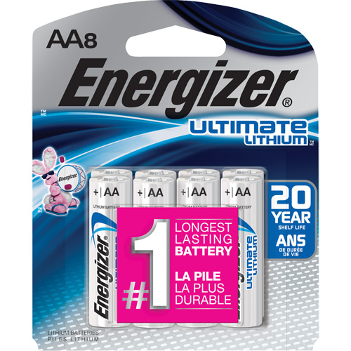 Ultimate Lithium Batteries, AA, 1.5 V Rideout Tool & Machine Inc.