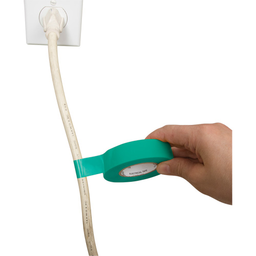 Electrical Tape, 19 mm (3/4") x 18 M (60'), Green, 7 mils Rideout Tool & Machine Inc.