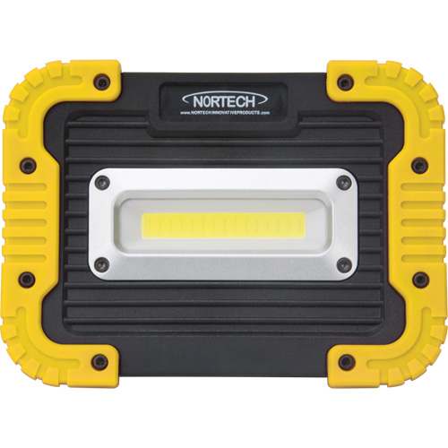 Portable Work Light, LED, 10 W, 1000 Lumens, Plastic Housing Rideout Tool & Machine Inc.